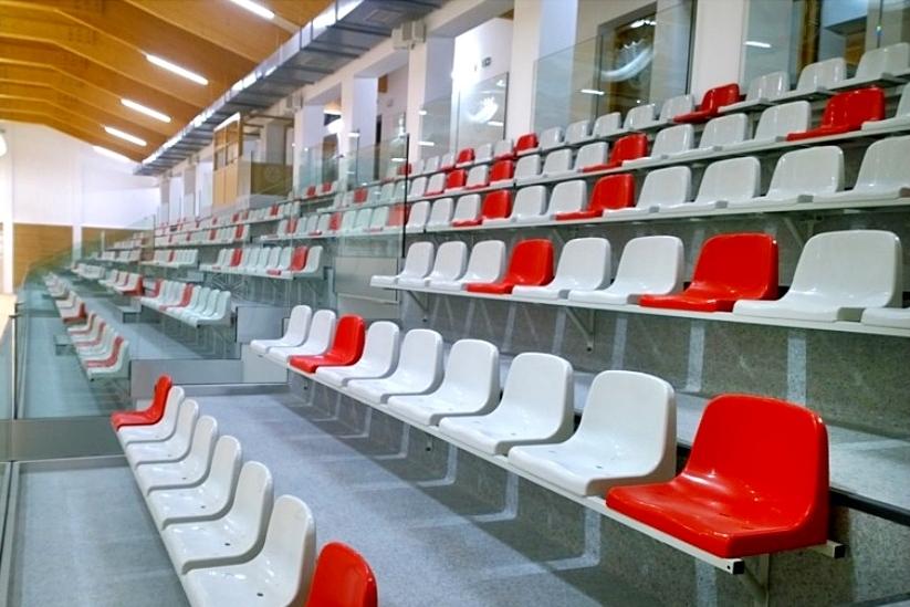 Sièges de stade Paroi à double dossier Fabricant